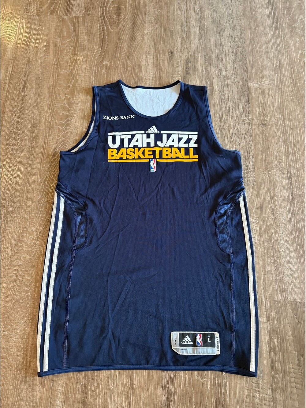Adidas Utah Jazz Practice Jersey Reversible Men's Large